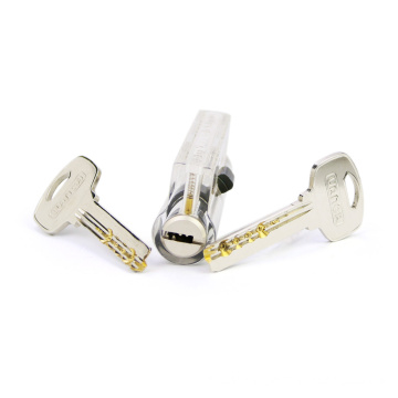 Transparent Practice Pin-in-Pin Structure Cylinder Lock Code for Training